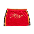 Apple Bottoms Red Velour Skirt