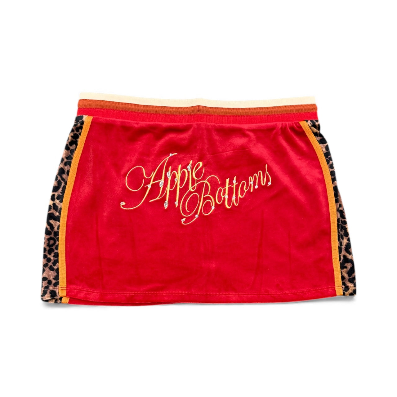Apple Bottoms Red Velour Skirt