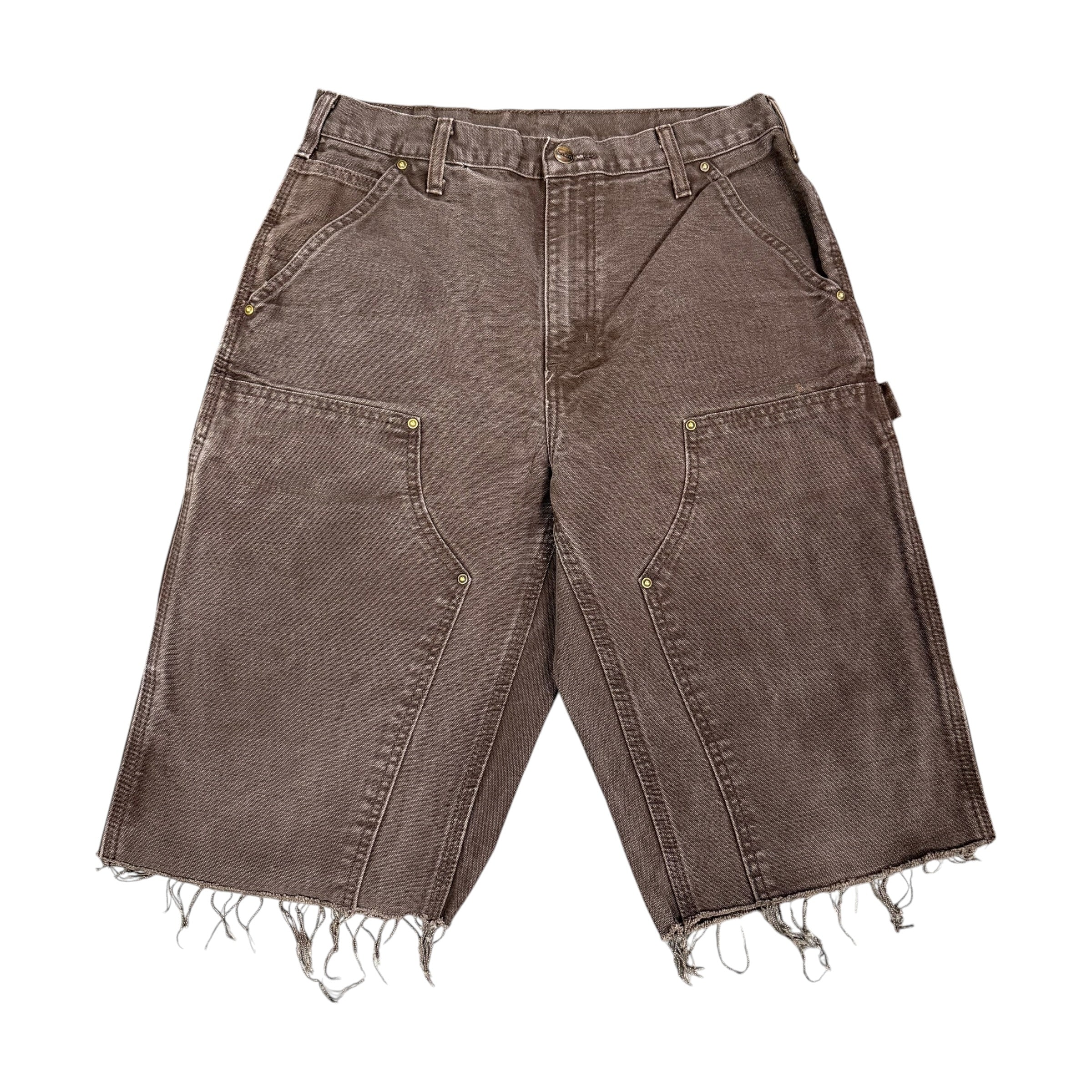 Brown Carhartt Double Knee Shorts