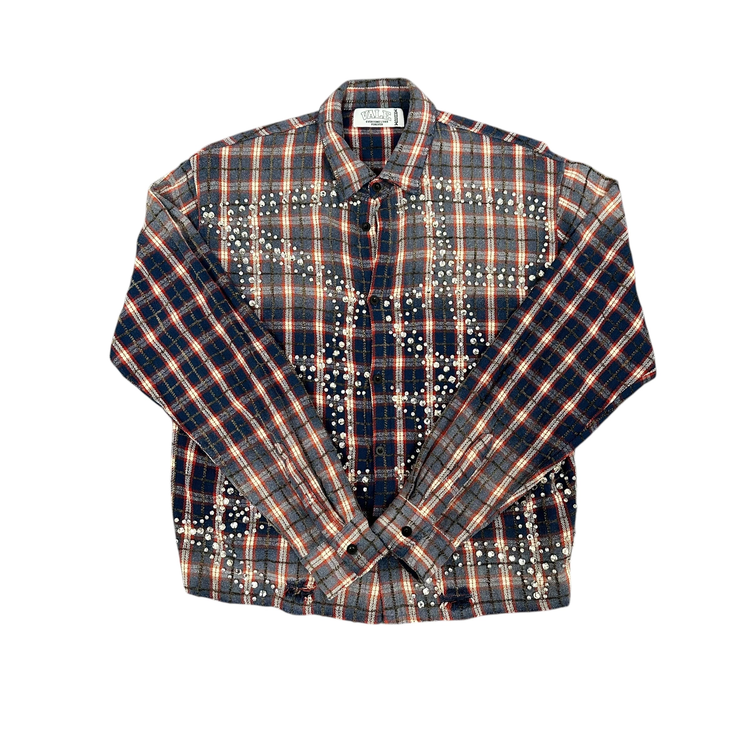 Vale Spider Web Crystal Flannel