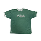 Fila Green/Grey Ringer Tee