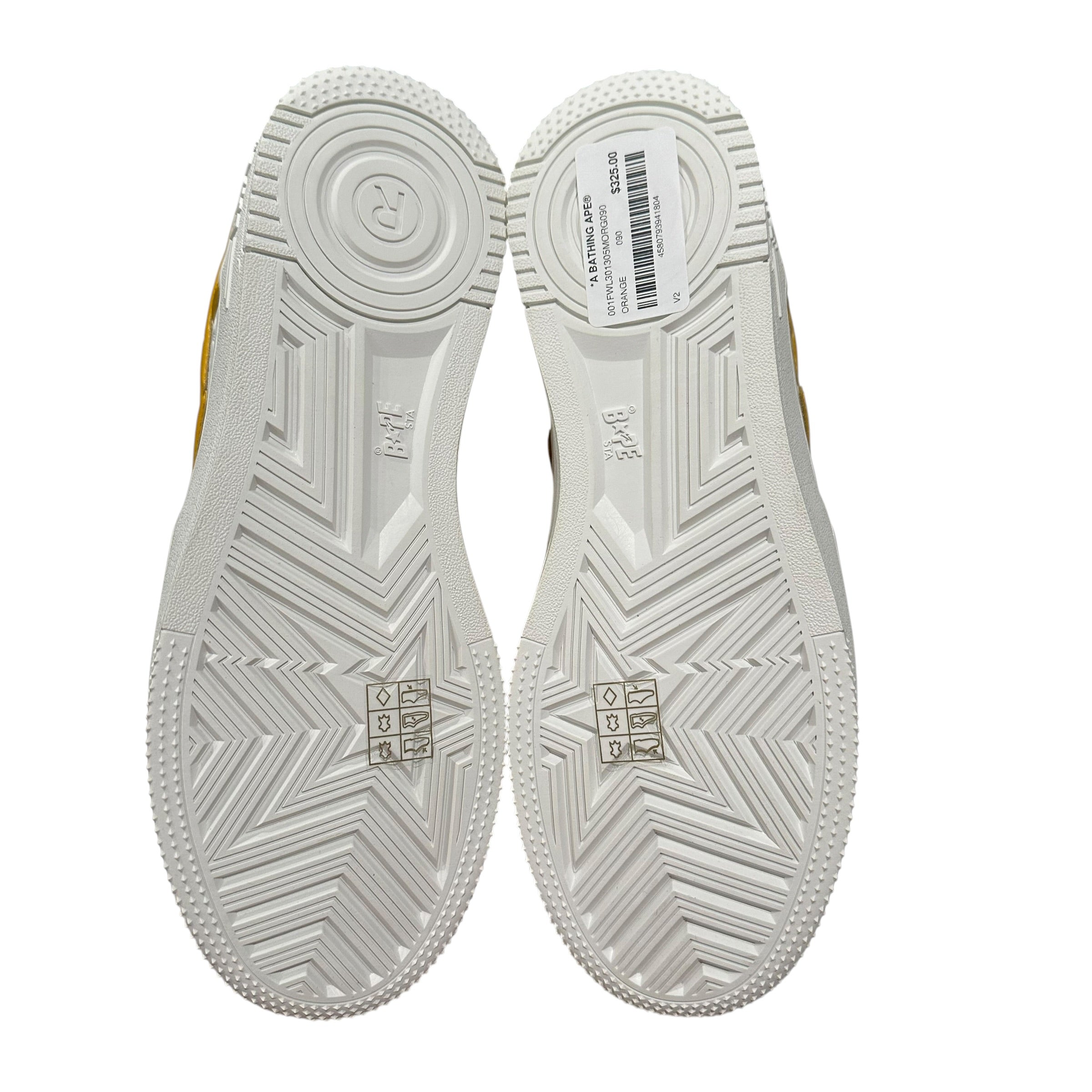 NEW Bape Sta Yellow/White Sneakers