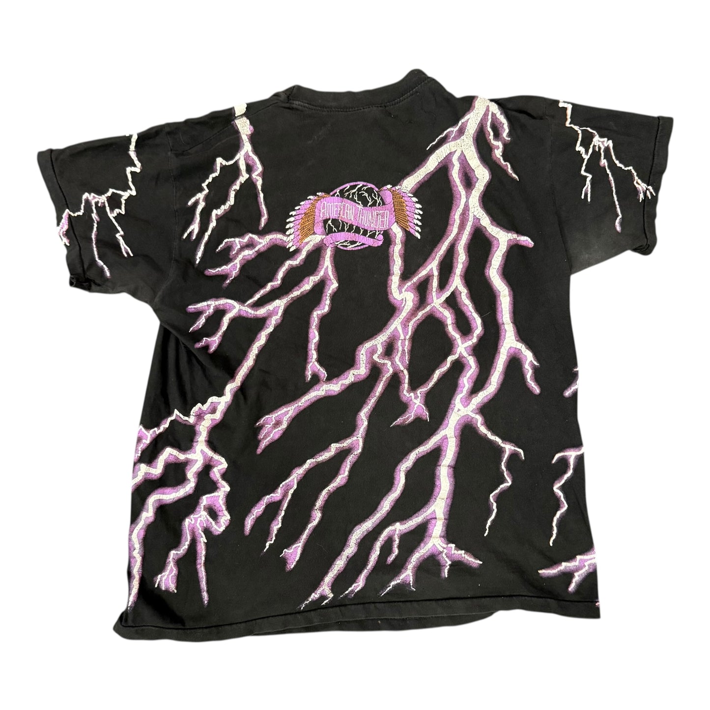 90’s  American Thunder Feel The Wind AoP Tee