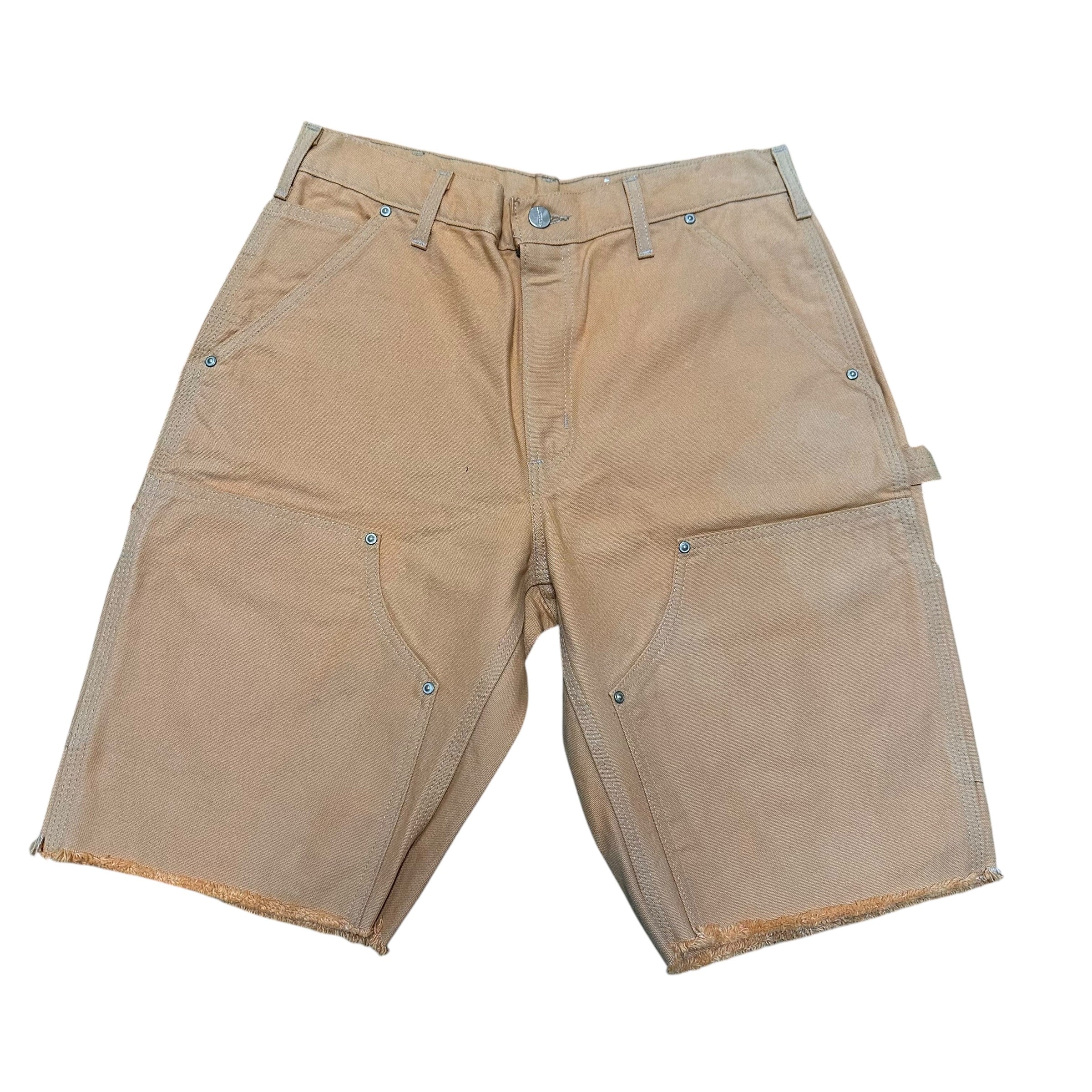 Orange Carhartt Double Knee Shorts