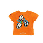 Orange Knit Wmns Tee