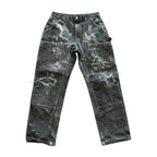 Carhartt Stained Black Double Knee (30x32)