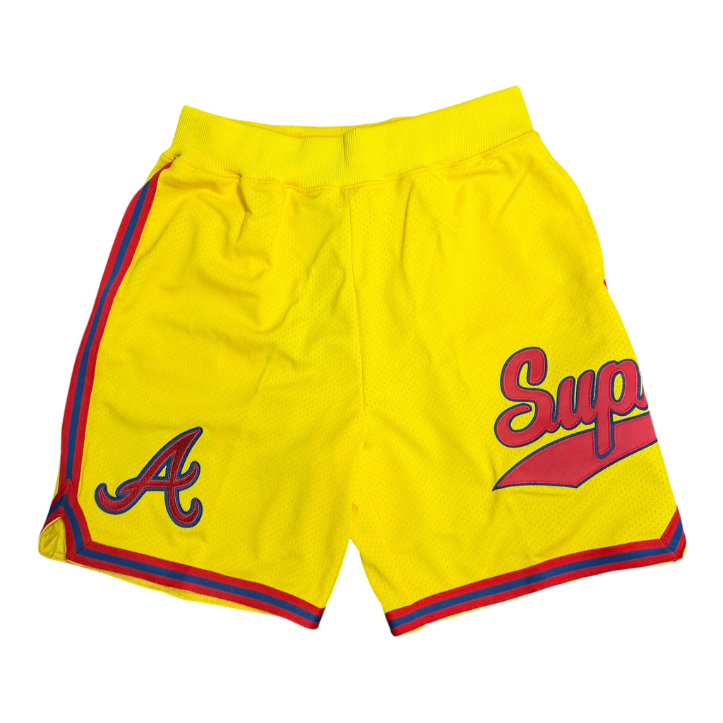 Brand New Supreme x Mitchell & Ness Atlanta Basketball Shorts
