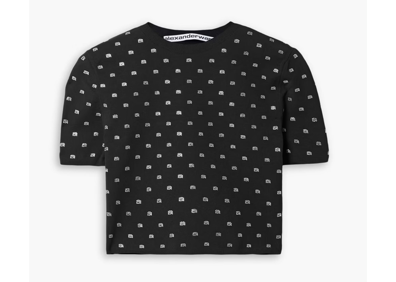 Alexander Wang Studded Logo Tee