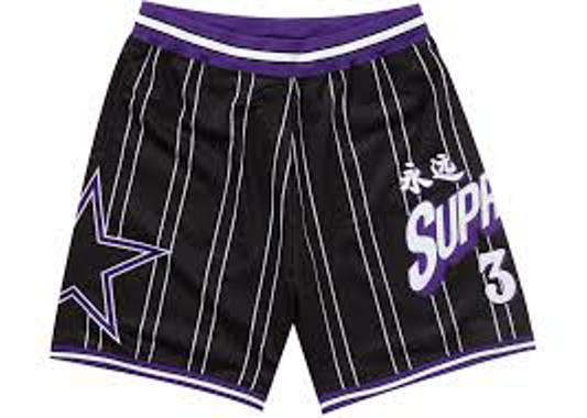 Supreme Star Basketball Shorts Black