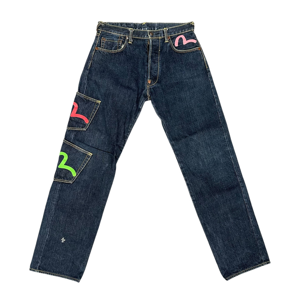 Vintage Evisu Genes Osaka Multi Pocket Jeans