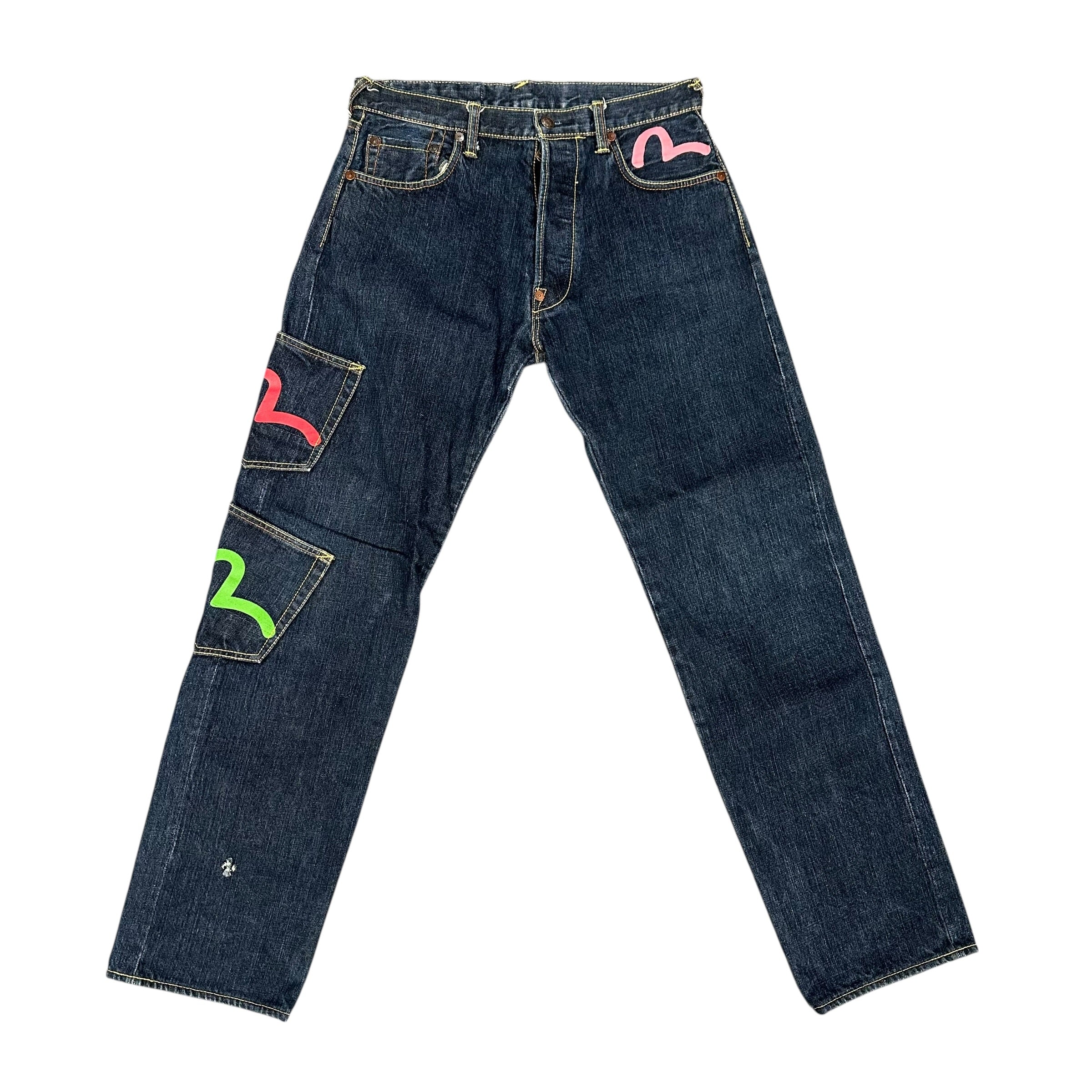 Vintage Evisu Genes Osaka Multi Pocket Jeans