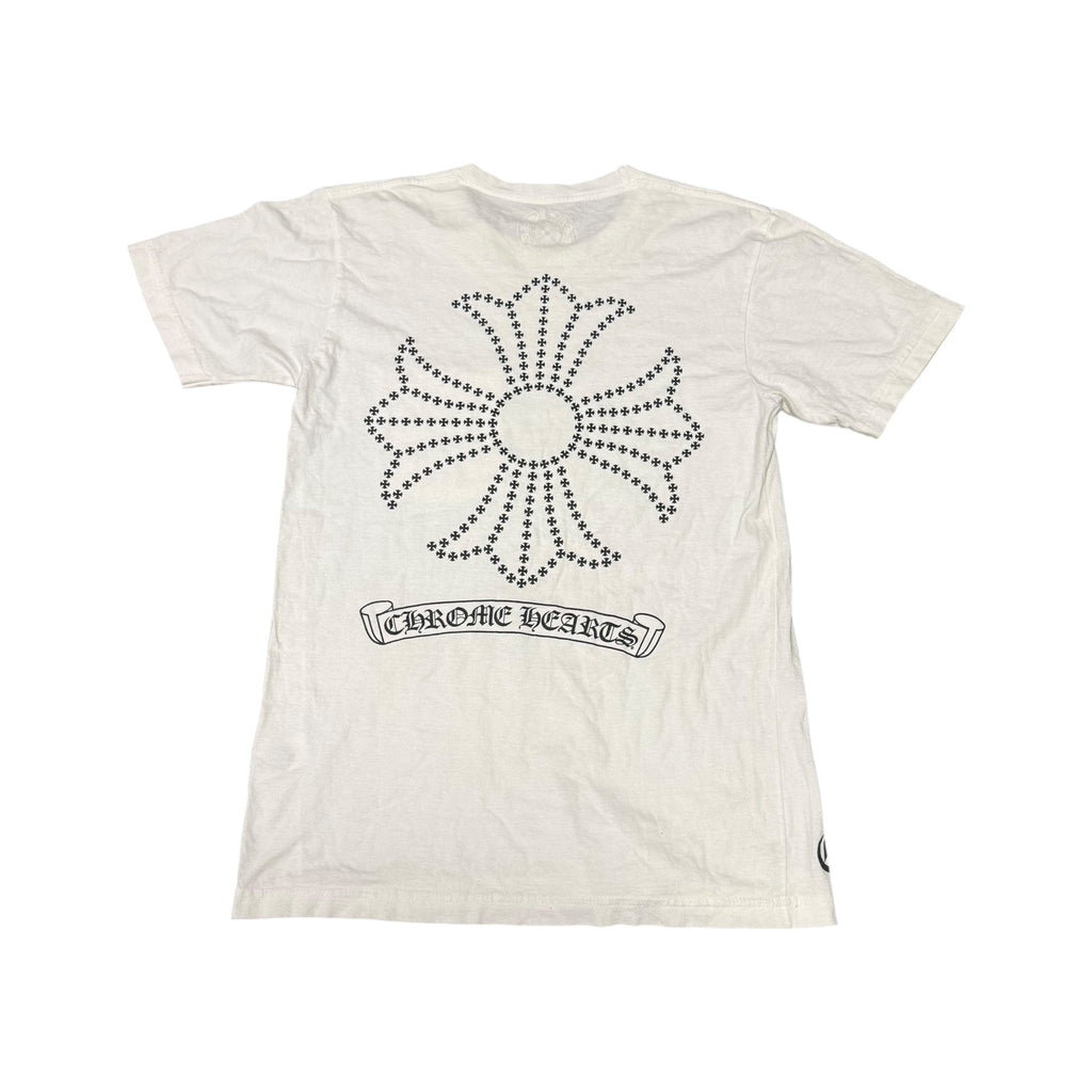 Chrome Hearts Fleur Knee Monogram Tee White