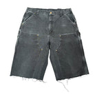 Black Carhartt Double Knee Shorts