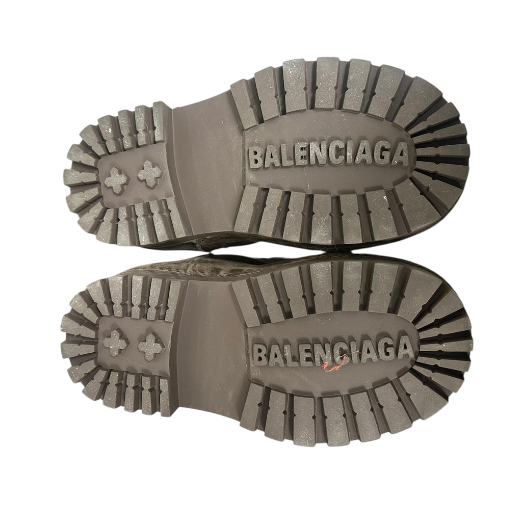 Brown Balenciaga Boots