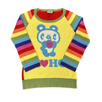 Hysteric Glamour “I Heart HG” Rainbow Sweater