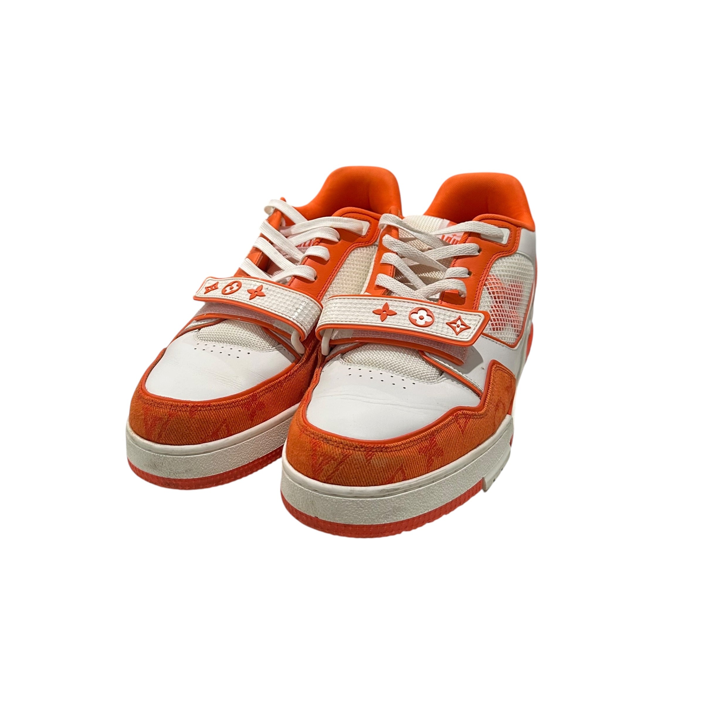 Louis Vuitton Trainer Velcro Strap “Orange” (No Box)