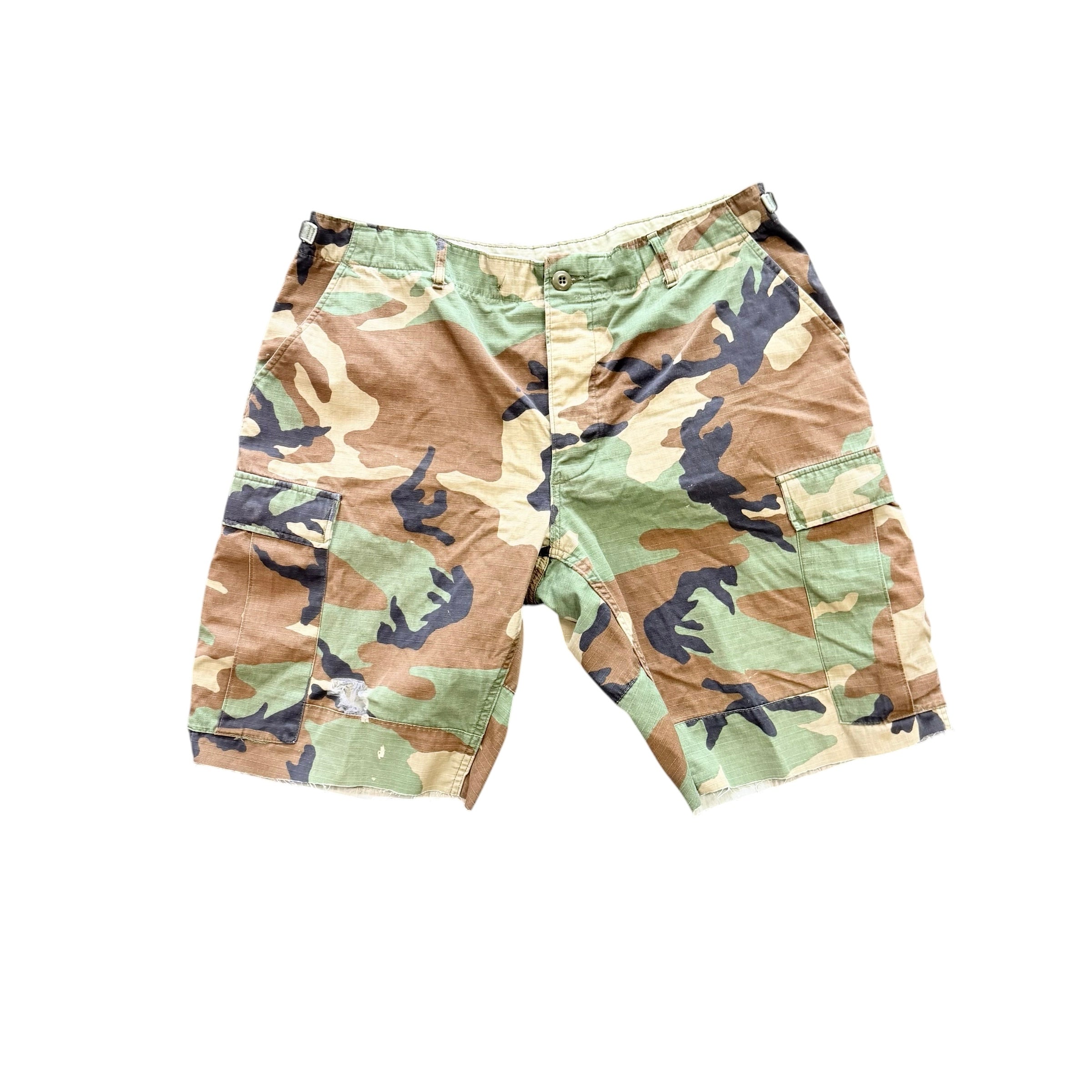 Vintage Camo Cargo Shorts