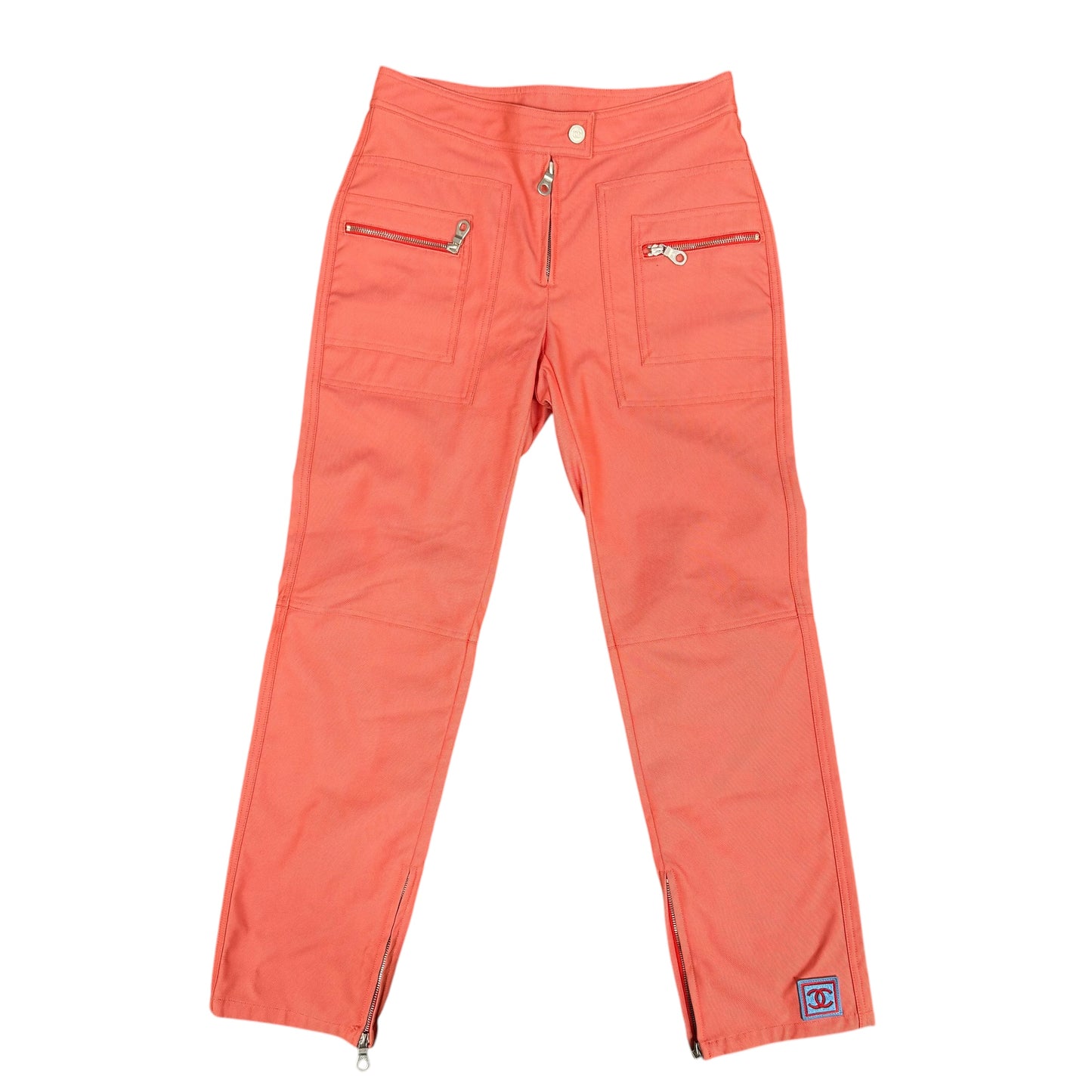 SS02 Chanel Sport Multi-Zip CC Logo Pants