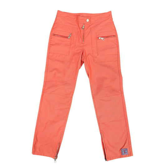 SS02 Chanel Sport Multi-Zip CC Logo Pants