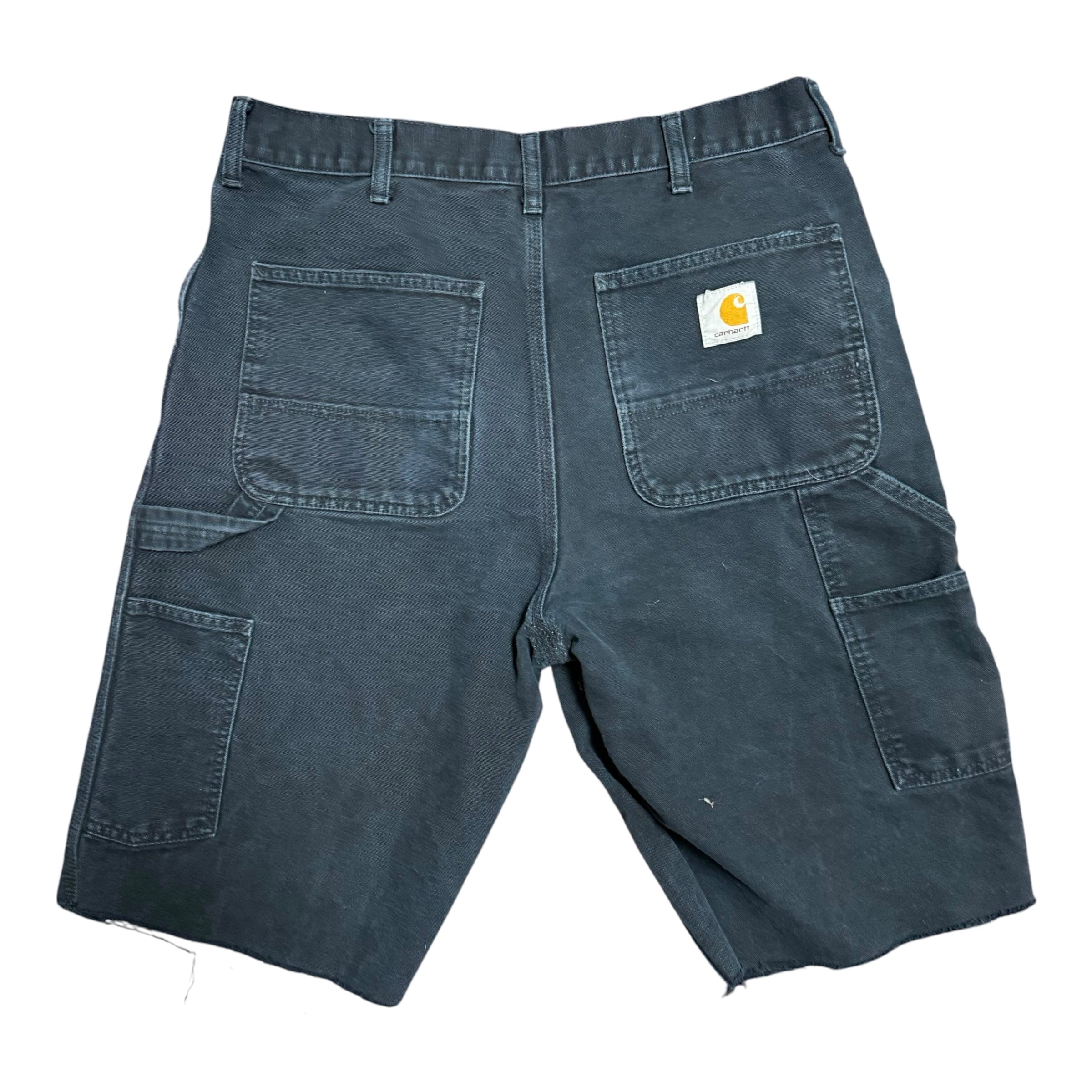 Vintage Carhartt Black Double Knee Shorts(33)