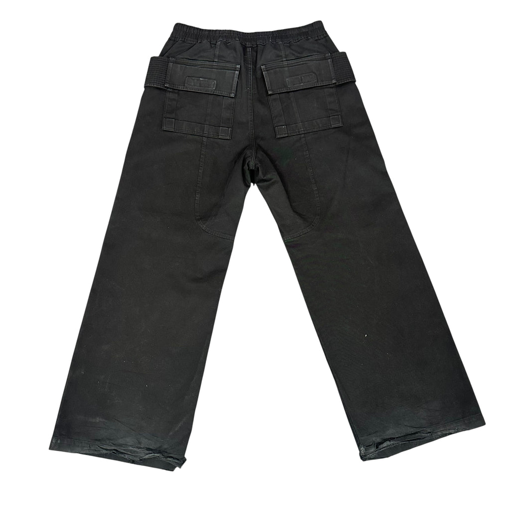 Rick Owens DRKSHDW Creatch Cargo Drawstring Pants Black