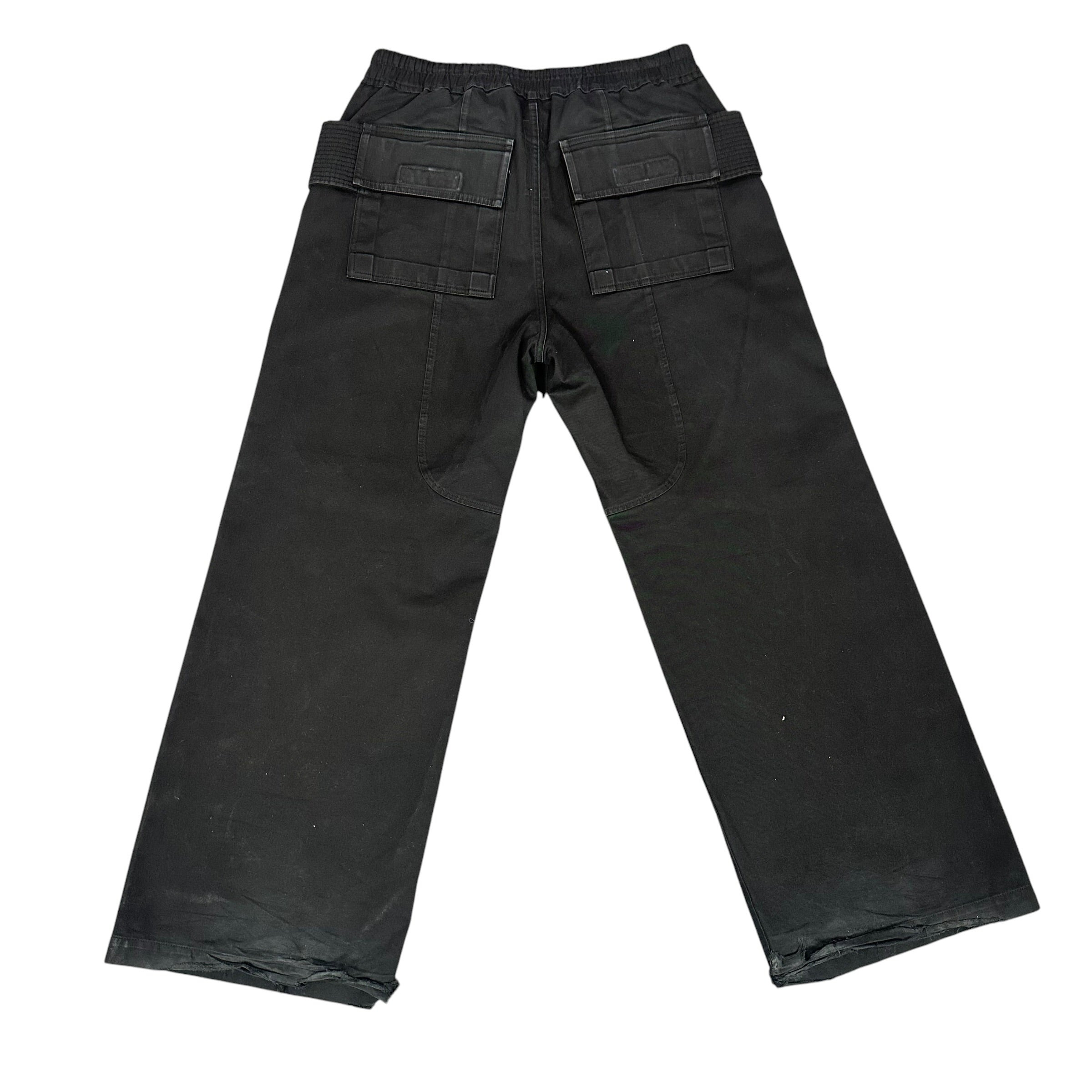 Rick Owens DRKSHDW Creatch Cargo Drawstring Pants Black