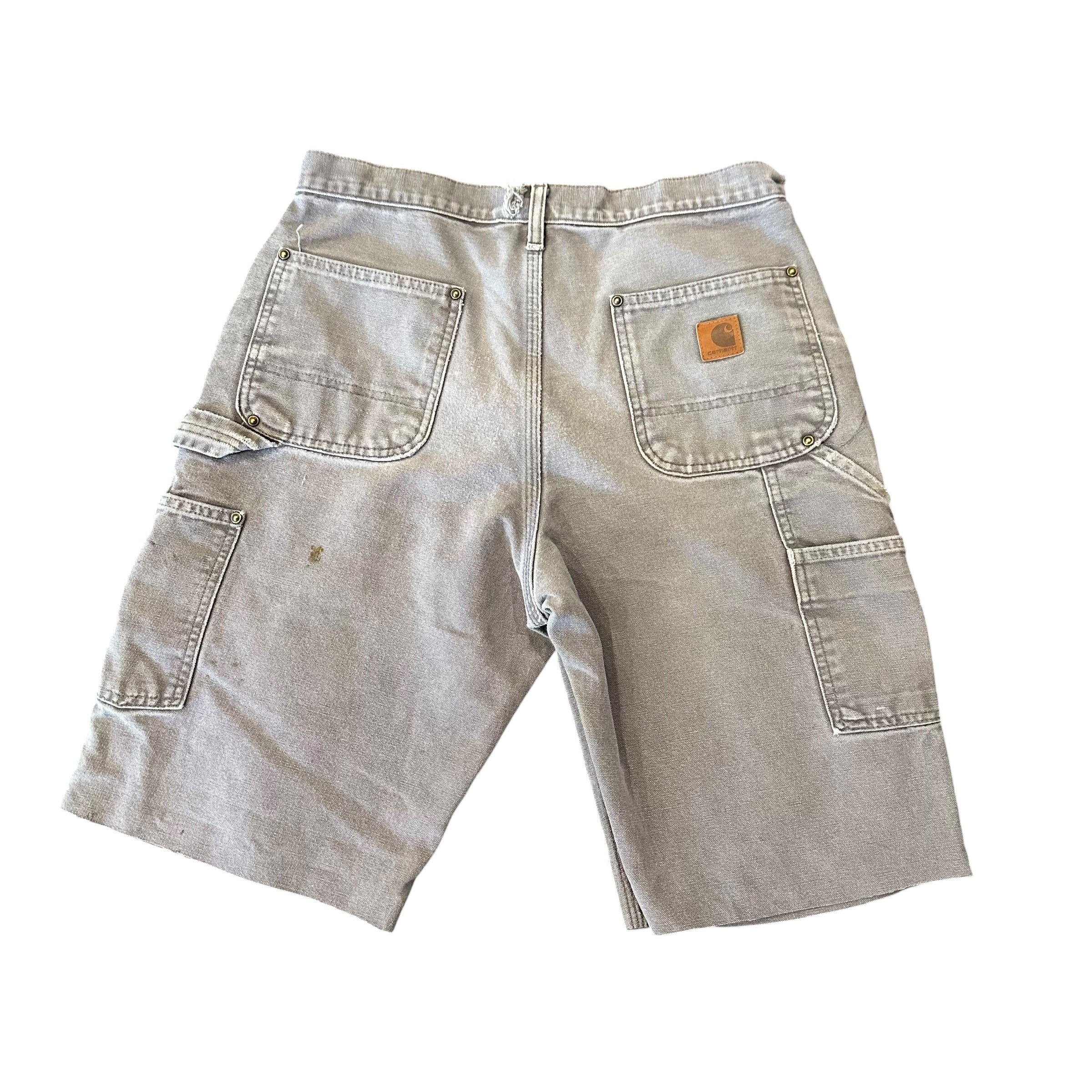 Grey Carhartt Double Knee Shorts (30)