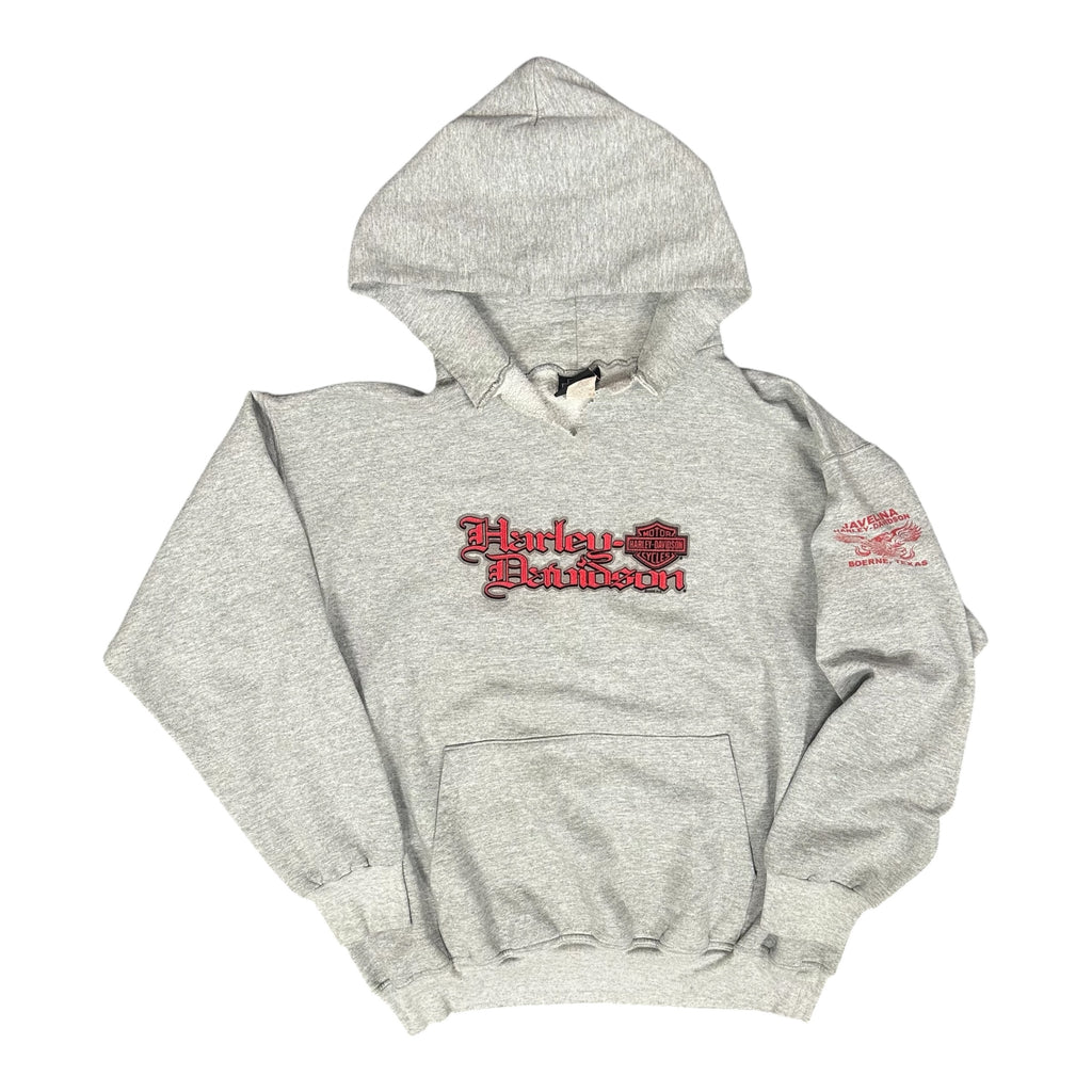 Vintage Grey Harley-Davidson Pullover Hoodie