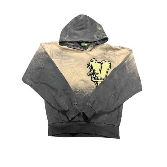 Vertabrae Embroidered Patch Logo Washed Hoodie