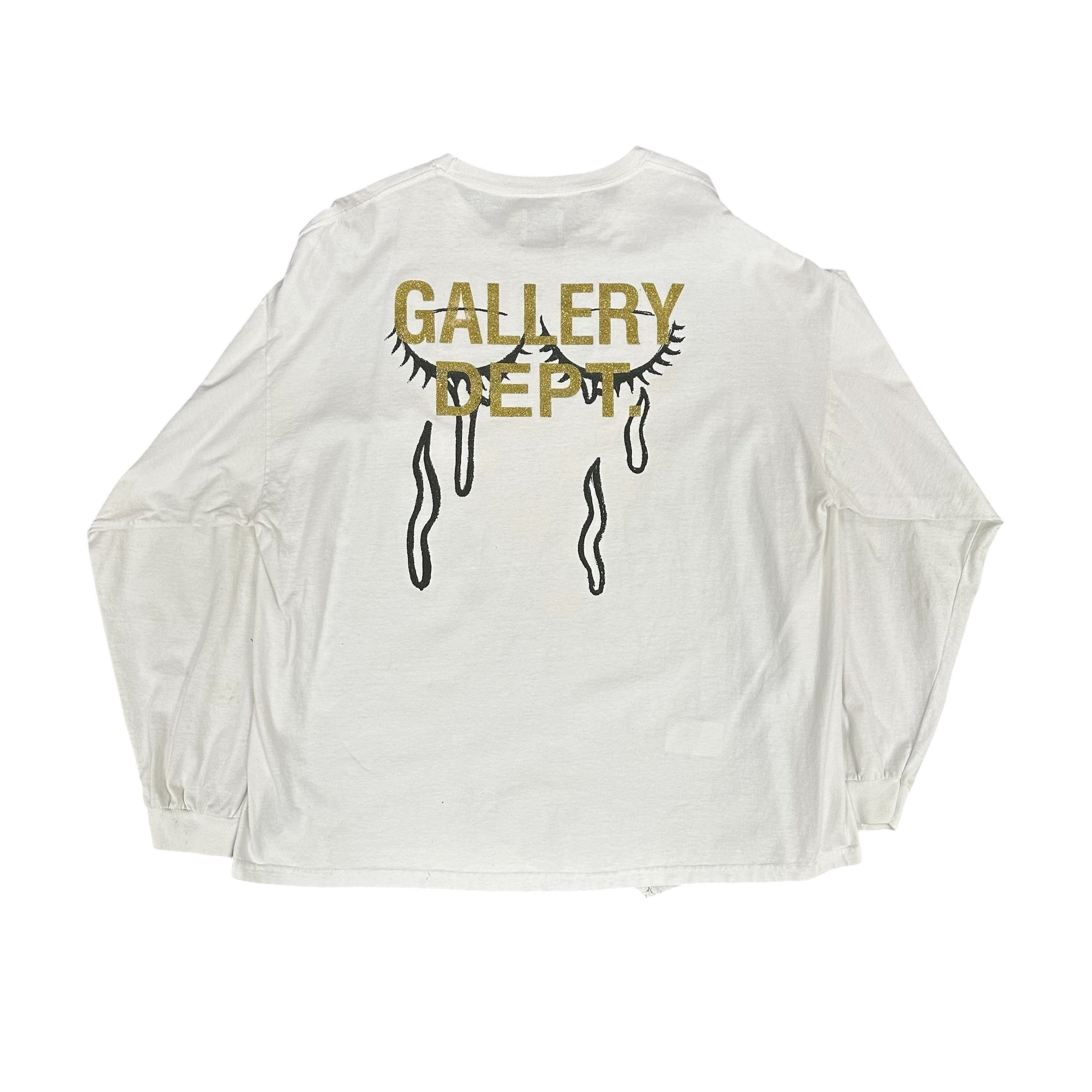 Gallery Dept Puzzle Heart Longsleeve Tee white