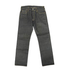 Evisu Raw Blue Embroidered Logo Denim