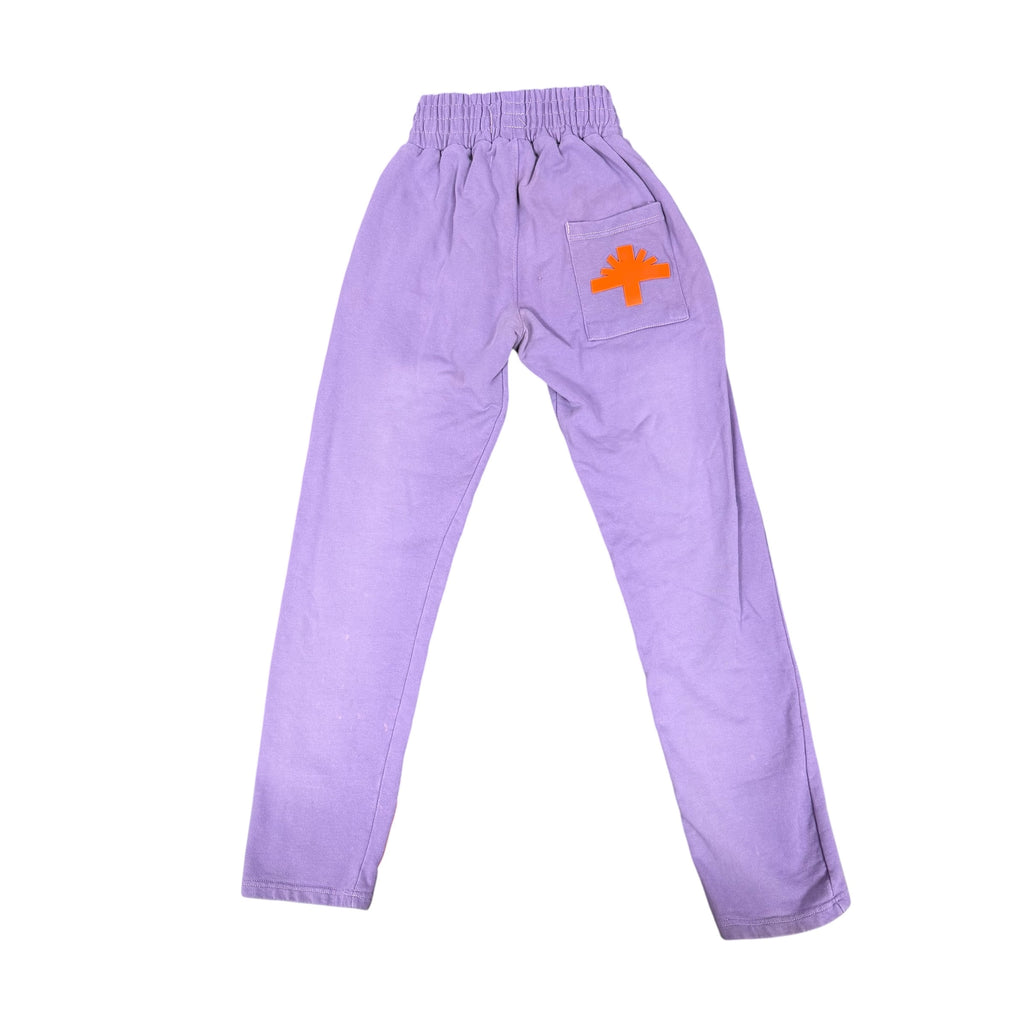 Vertabrae Purple/Orange Sweatpants