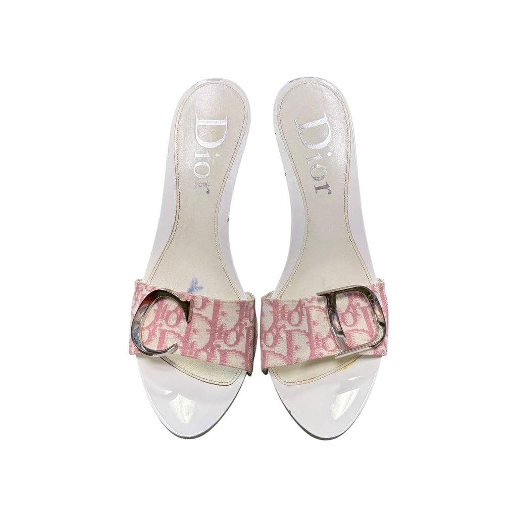 Dior Vintage Pink Trotter Heels