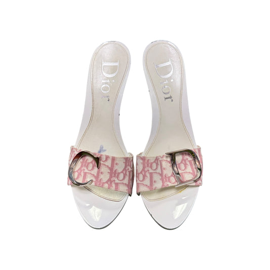 Dior Vintage Pink Trotter Heels