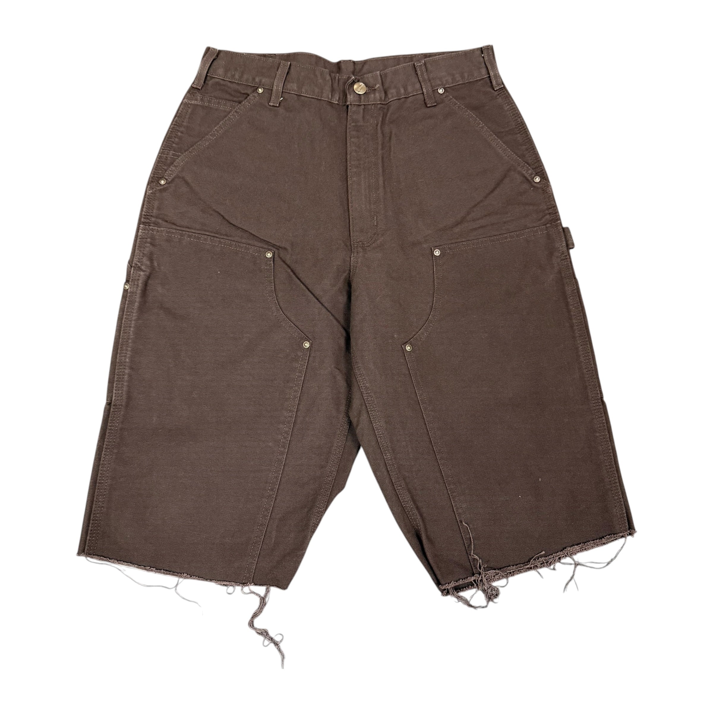 Brown Carhartt Double Knee Shorts