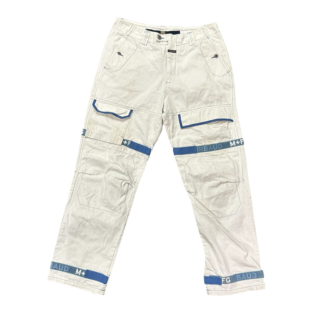 Marithé + François Girbaud Shuttle White Baggy Jeans