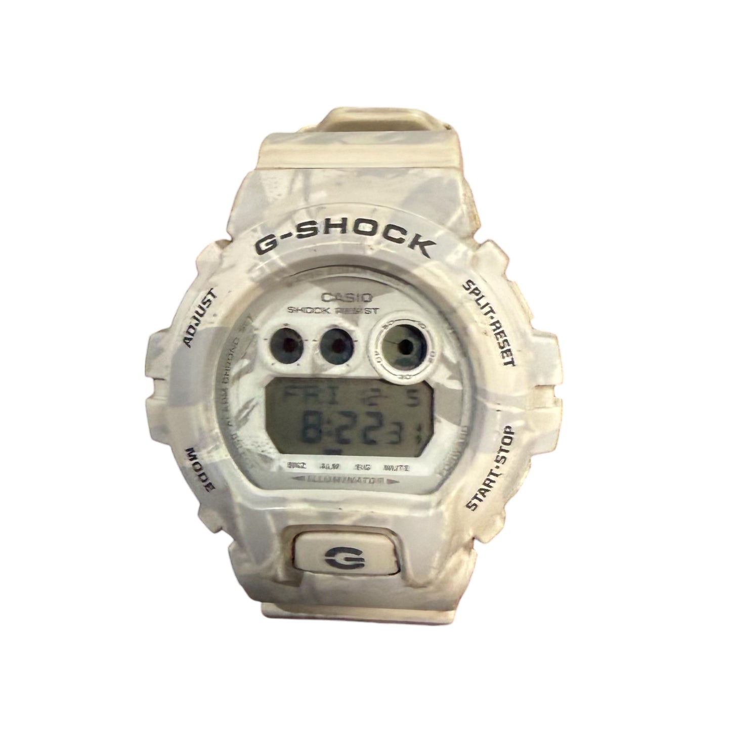 G Shock White/Camo
