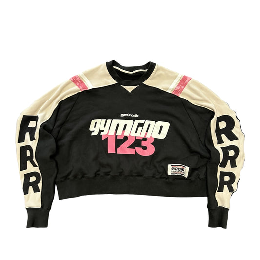 GymGnostic Blk/Cream/Pink Crewneck