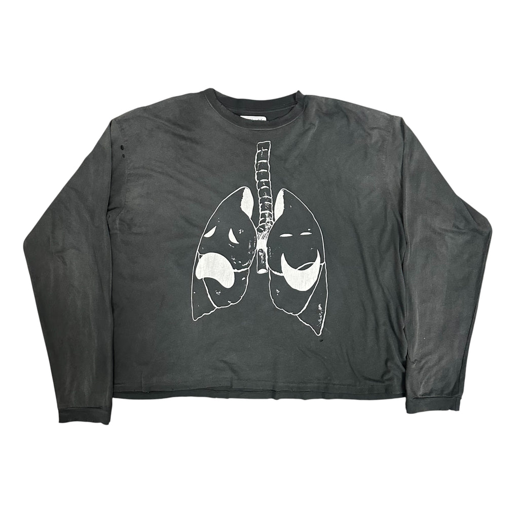 HMDD Lung L/S Black Tee