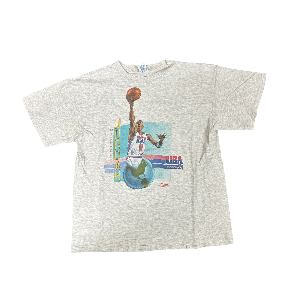 Vintage Light Grey Jordan Olympic Shirt