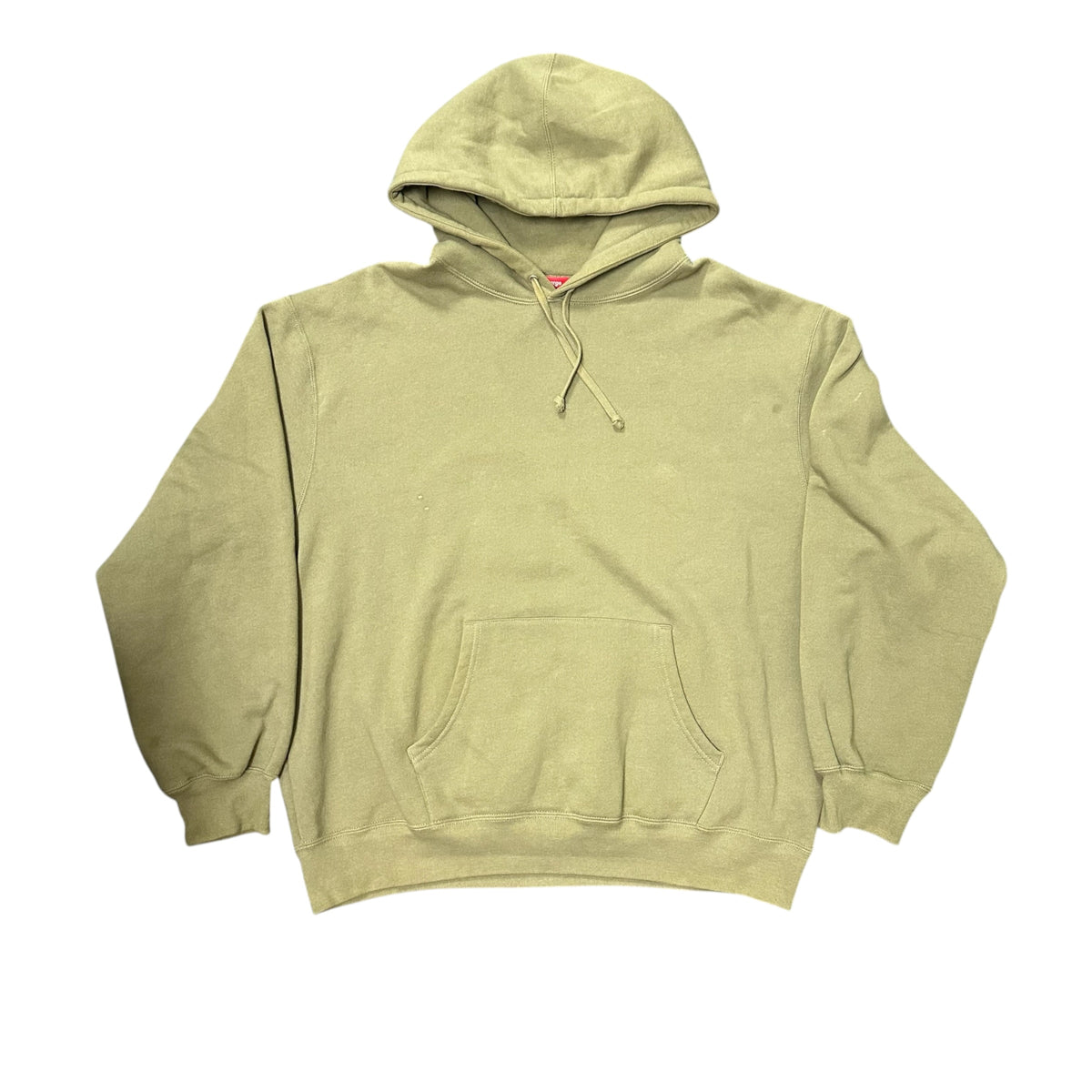 NEW Supreme Satin Appliqué Hooded Sweatshirt ‘Olive’