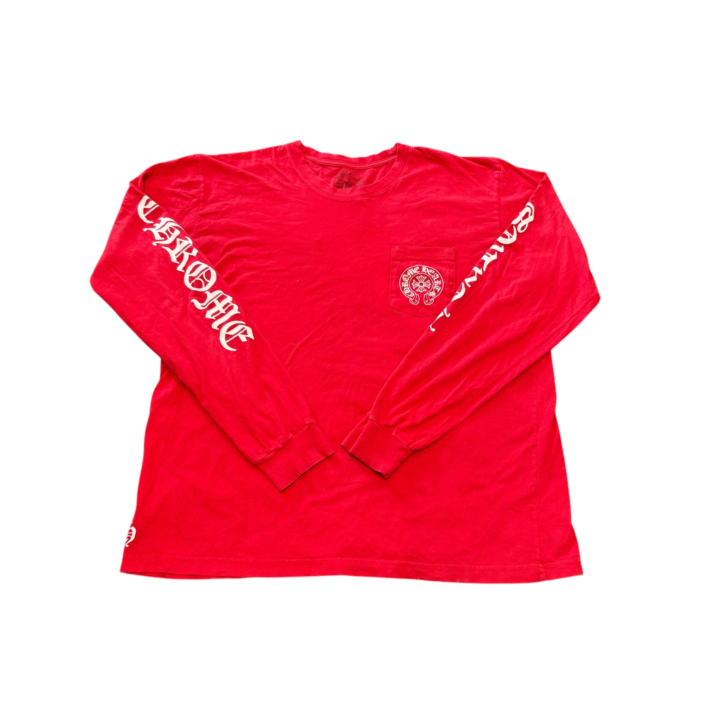 Chrome Hearts Red L/S Tee
