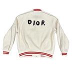 Dior Otani Campaign White Varsity Jacket