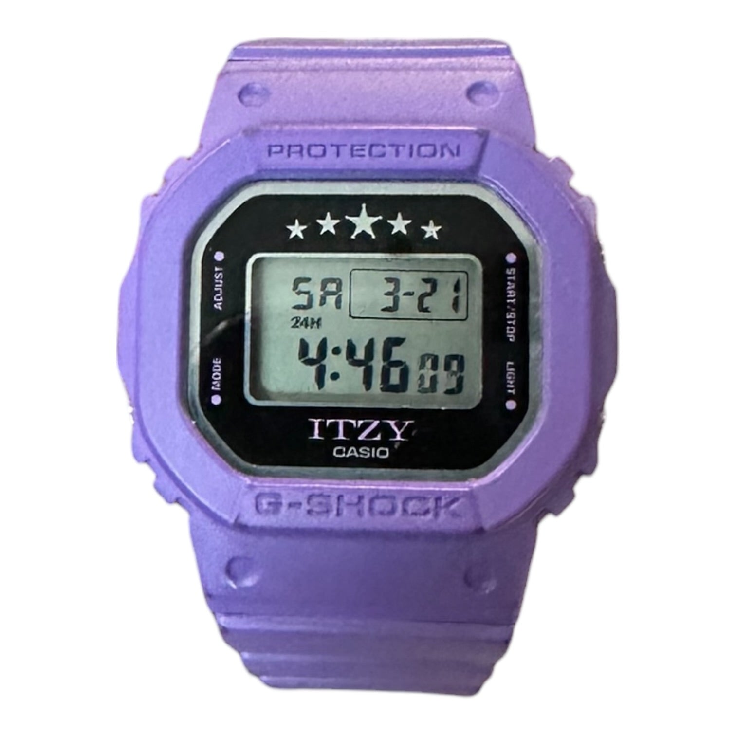 G Shock ITZY Purple/Black Watch