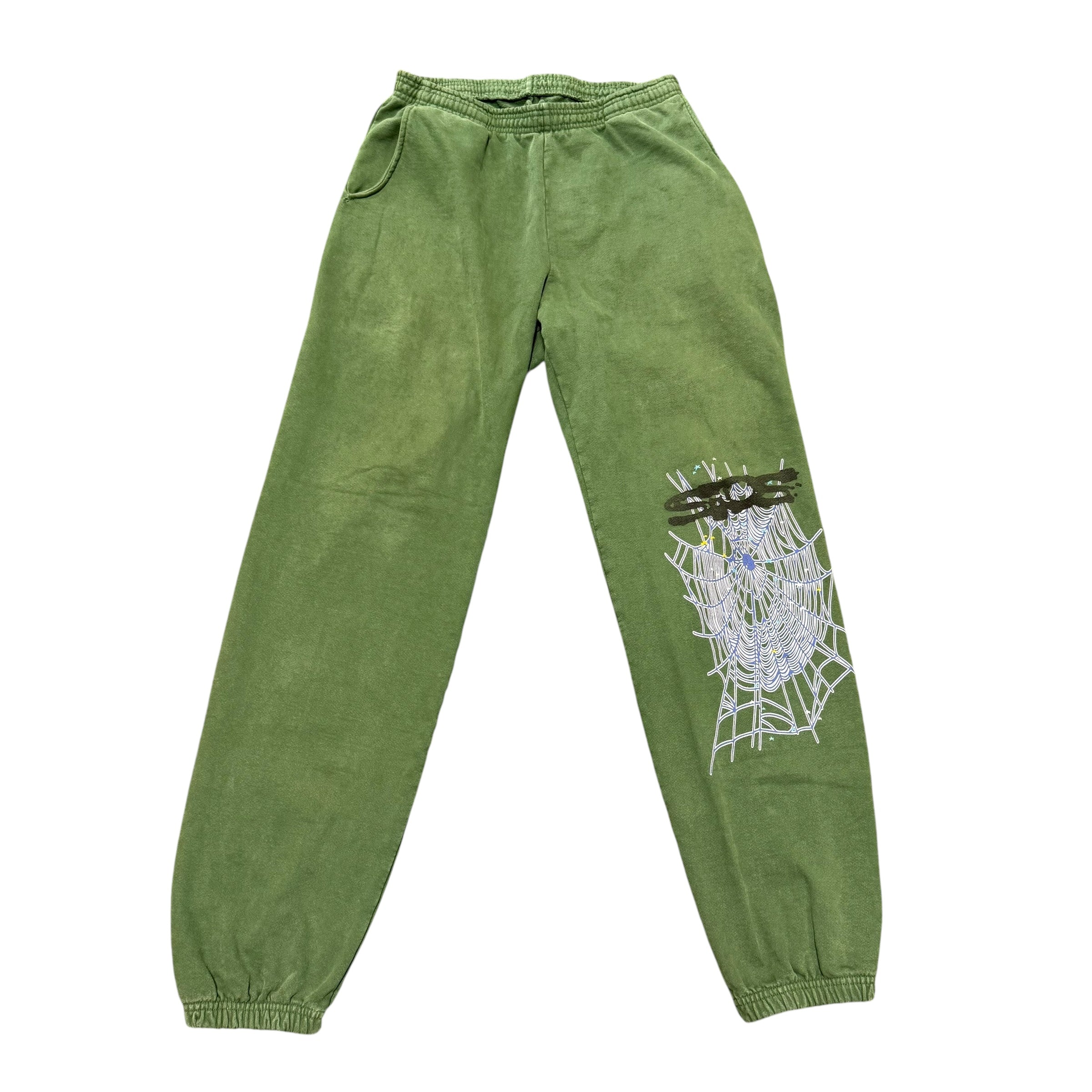 Sp5der Sweats Green
