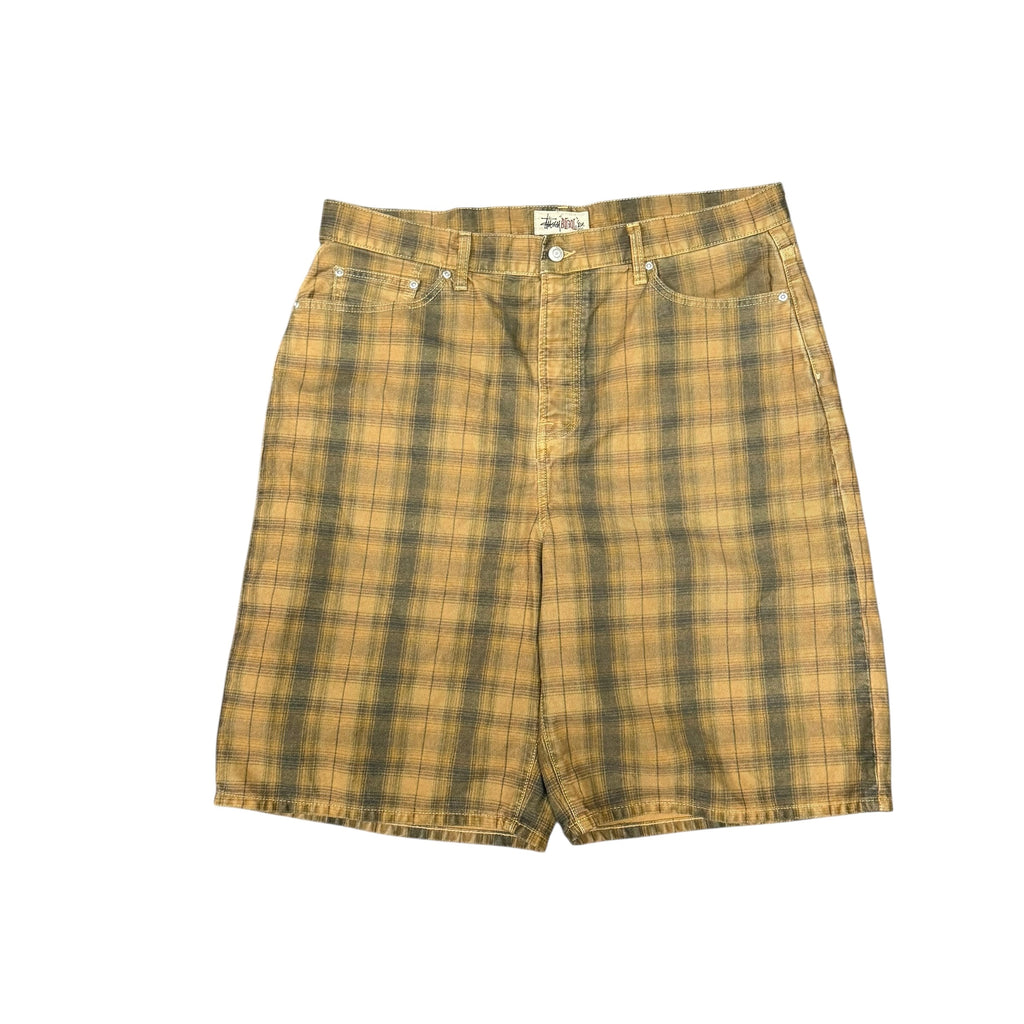 Stussy Plaid Denim Shorts