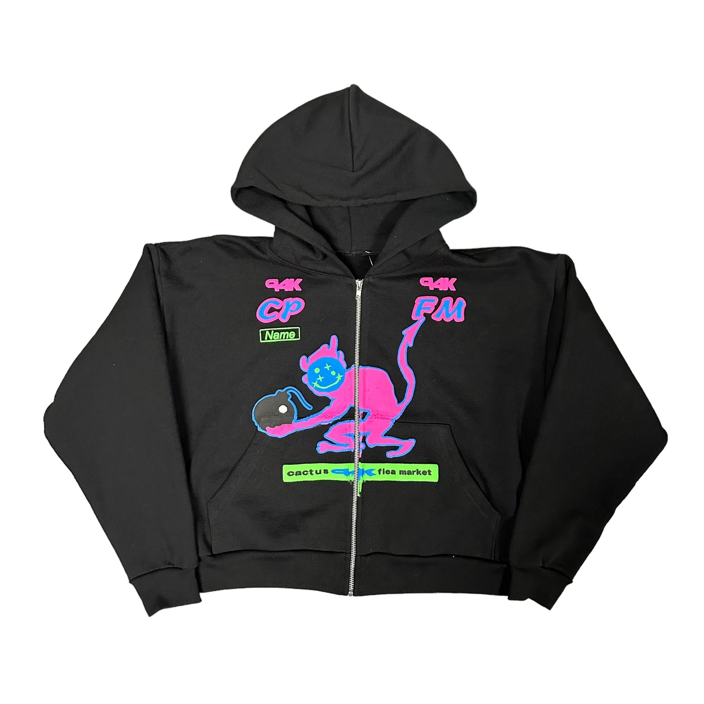 CPFM x 94K Cropped Zip Up Hoodie