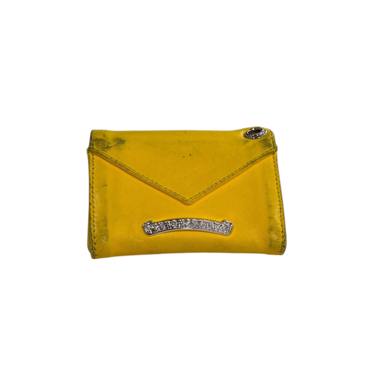 Yellow Chrome Heart Wallet