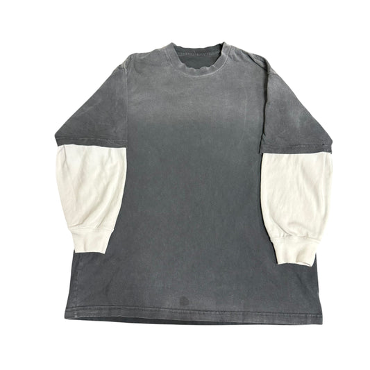 Double Layered Grey Washed Tee