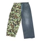 Balenciaga Camo Patchwork Baggy Jeans